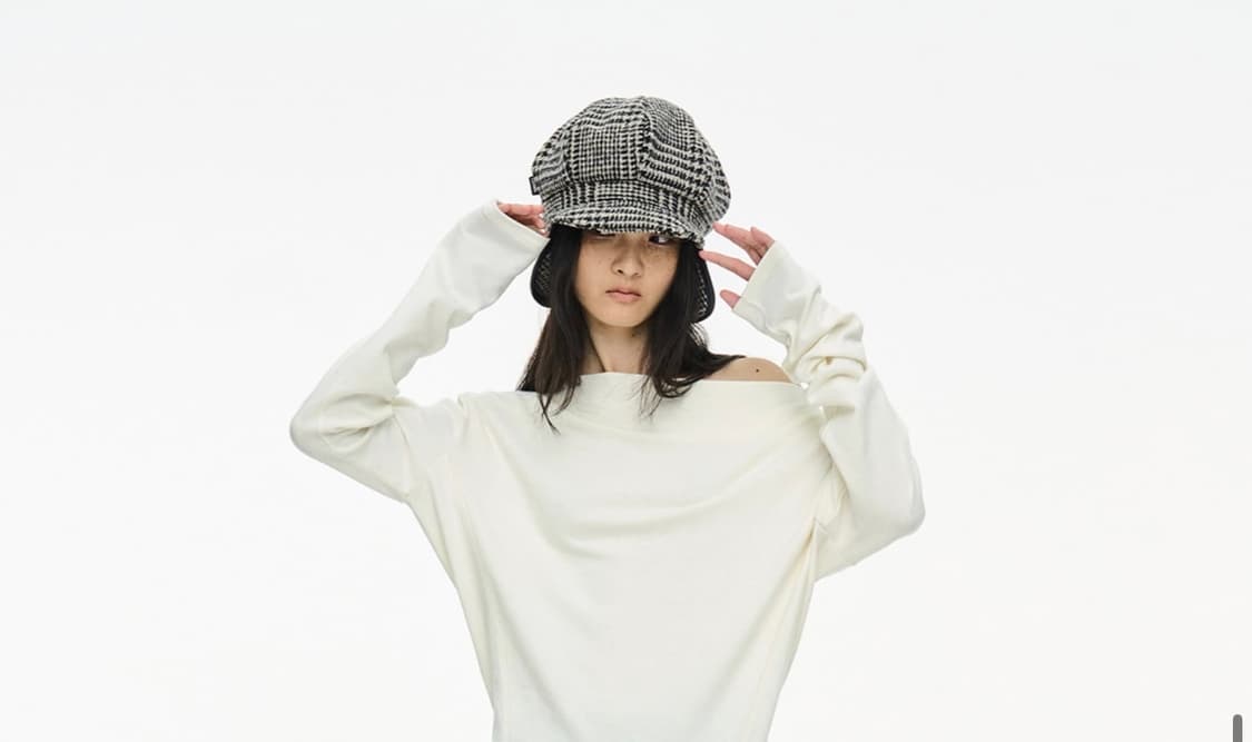 세릭 WOOL NEWSBOY CAP / NAVY 상품이미지3