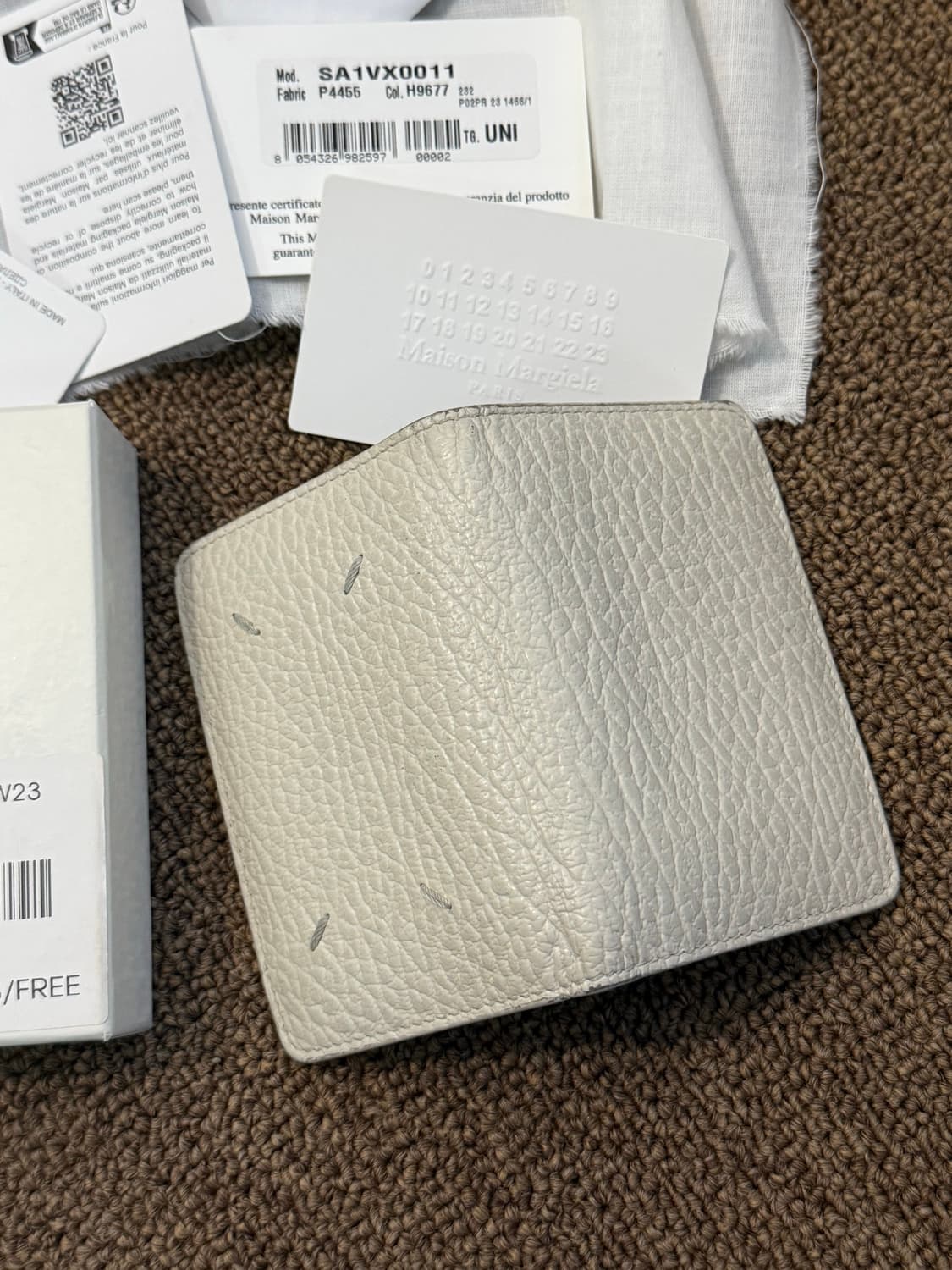 Maison Margiela 메종마르지엘라 카드지갑 아이보리 남녀공용 상품이미지8