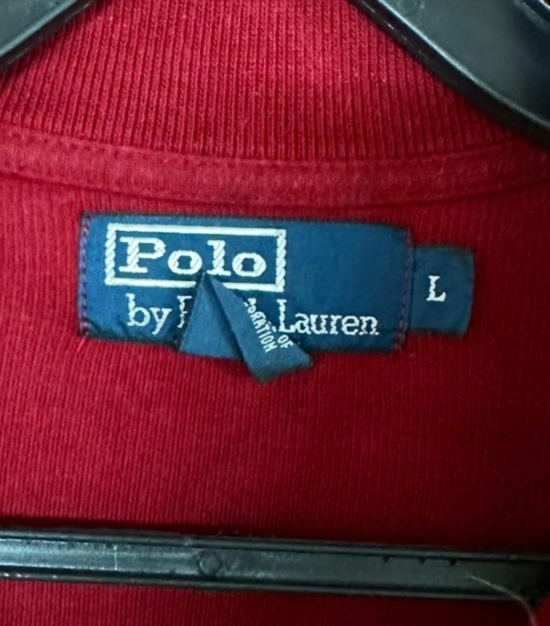 폴로 랄프로렌 하프집업 니트 버건디 상품이미지5