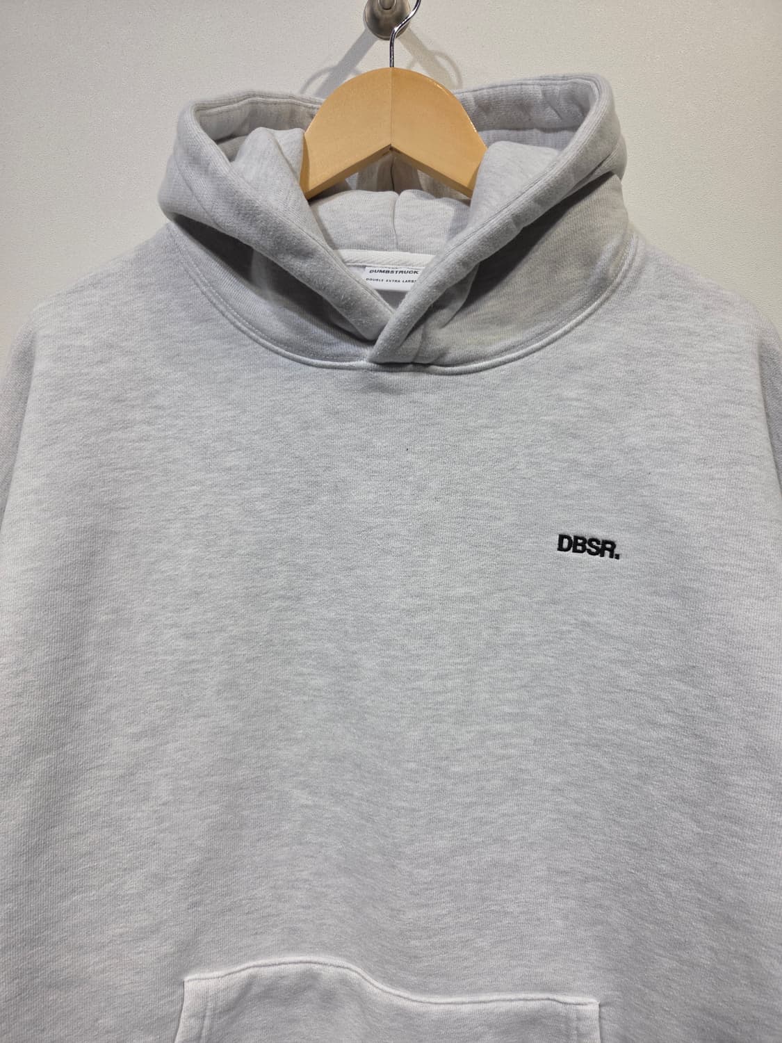DBSR 덤브스트럭 프리미엄 코튼 로고 후드티 상품이미지3