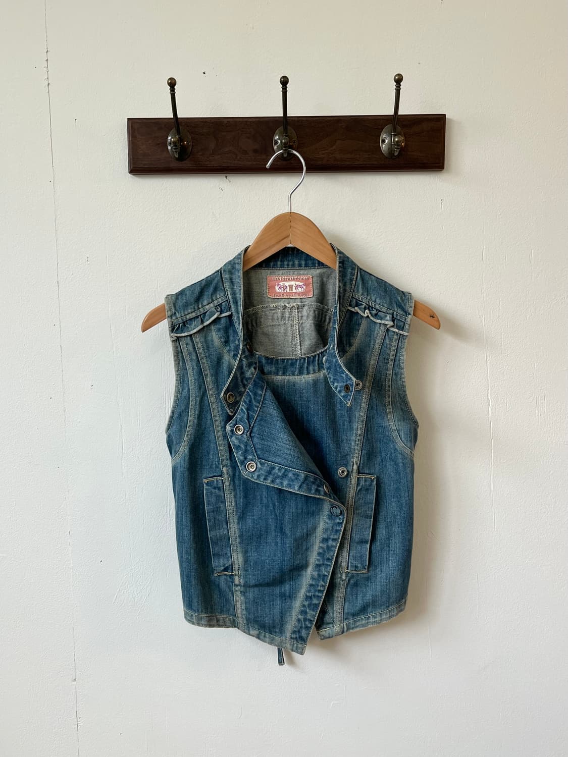LEVIs 더블 데님 베스트 자켓 상품이미지3