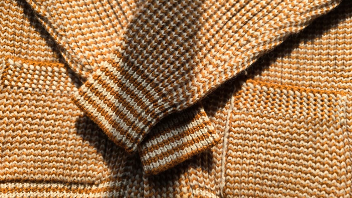 일본 빈티지 헤비 울 가디건 JAPAN 상품이미지2