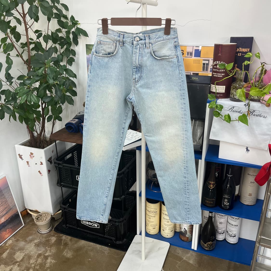 토템 트위스트 데님 팬츠 25 상품이미지1