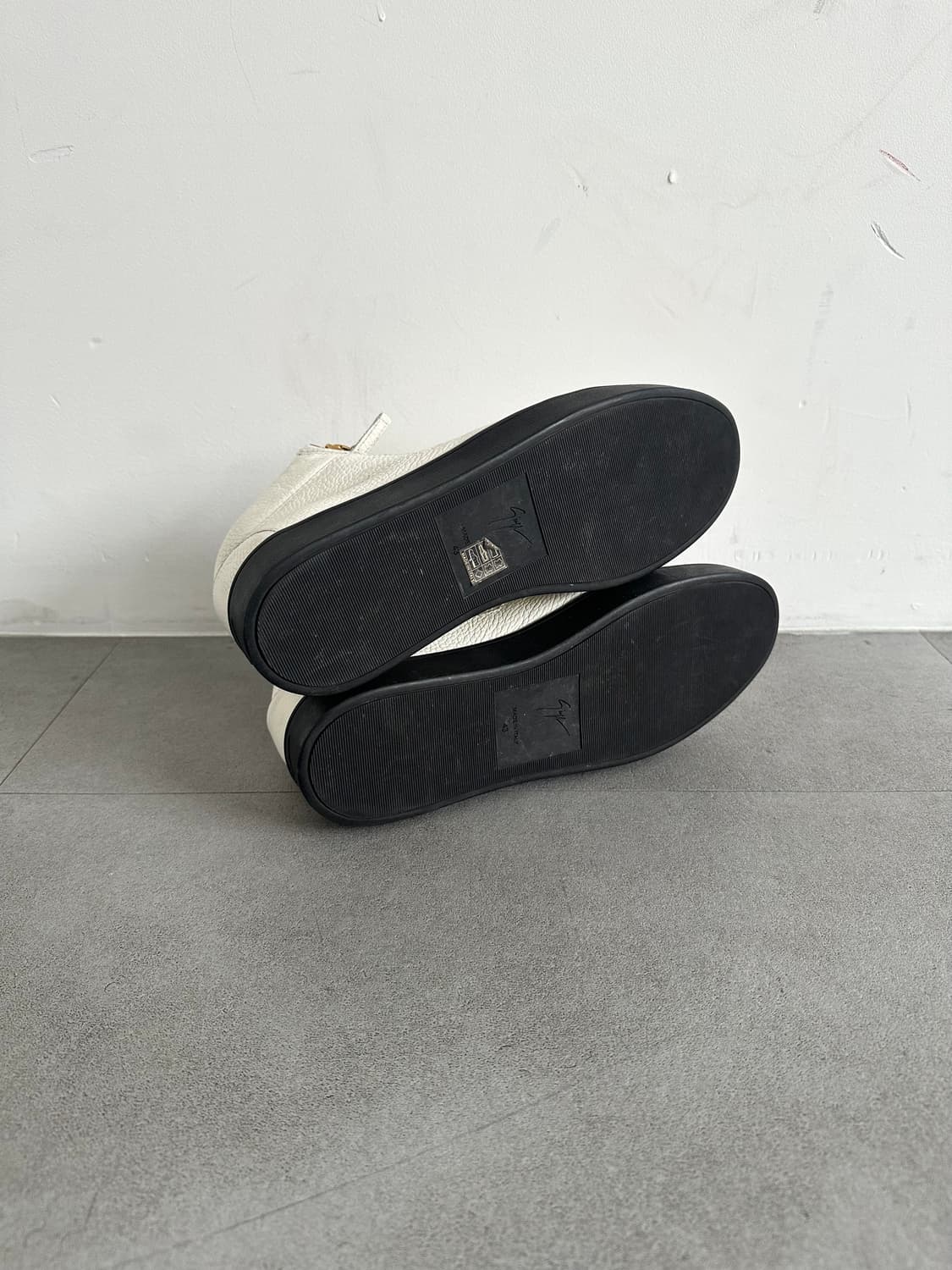 쥬세페자노티 오피움 사이드지퍼 레더 하이탑 상품이미지8