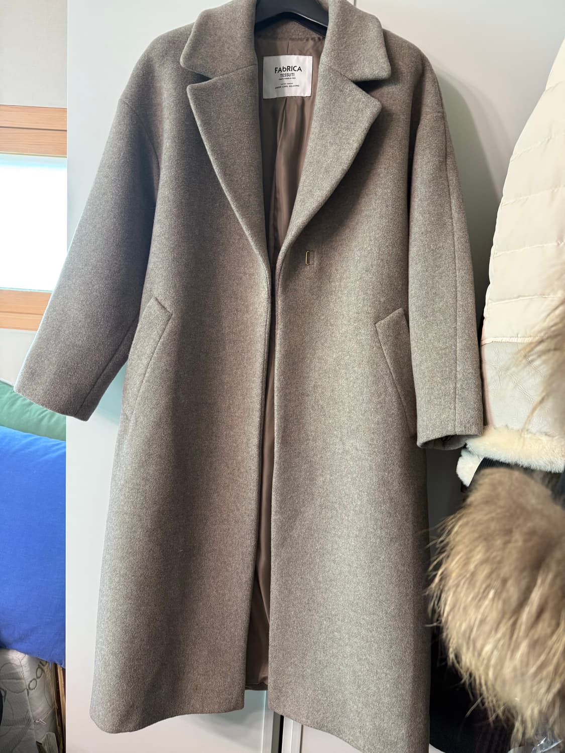 유나이티드 애로우즈  tessuti  이태리  패브릭코트  55  상품이미지2