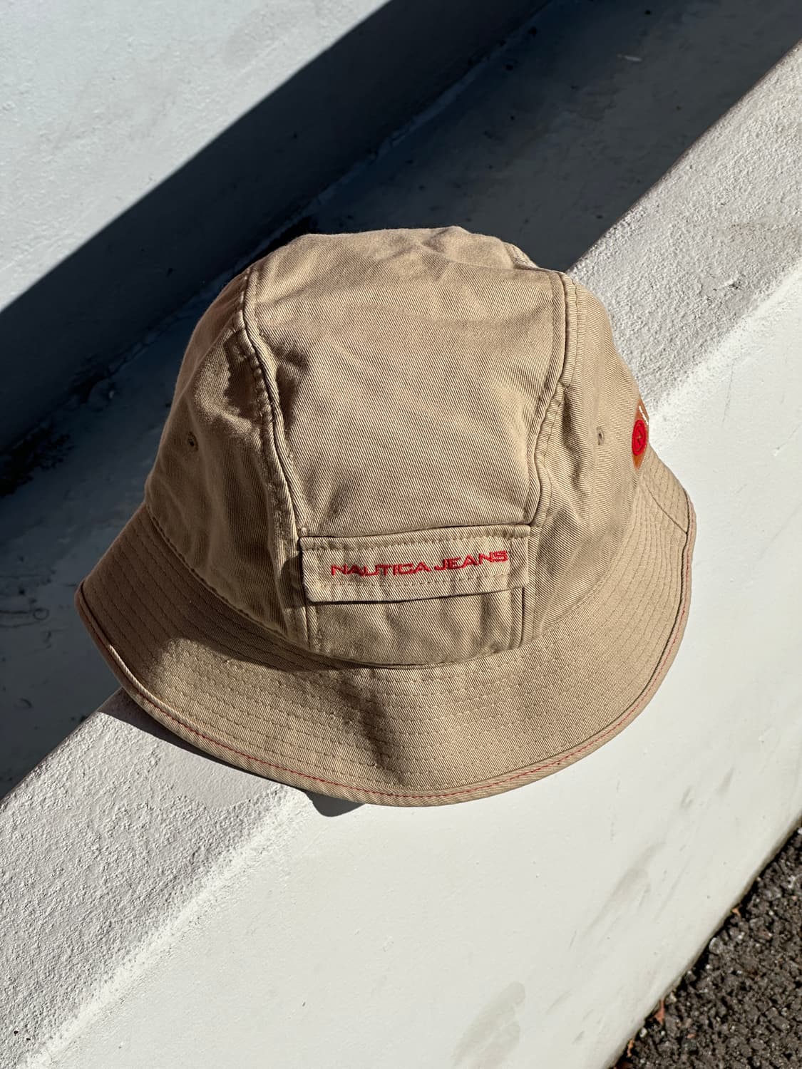 [L-XL] 노티카 진스 베이지 버킷햇 모자 빈티지 상품이미지4