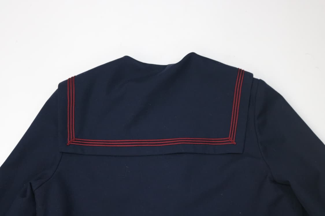 SCHOOL TIGER 빈티지 세일러 칼라 레드 라인 포인트 네이비 자켓 상품이미지7