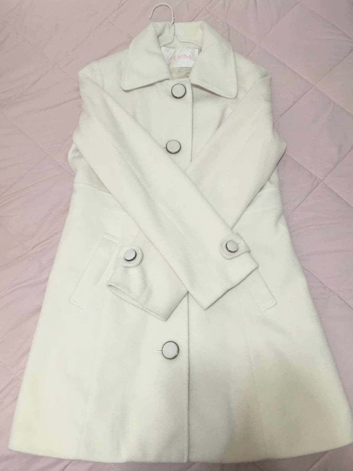 리즈리사 아이보리 코트 상품이미지2