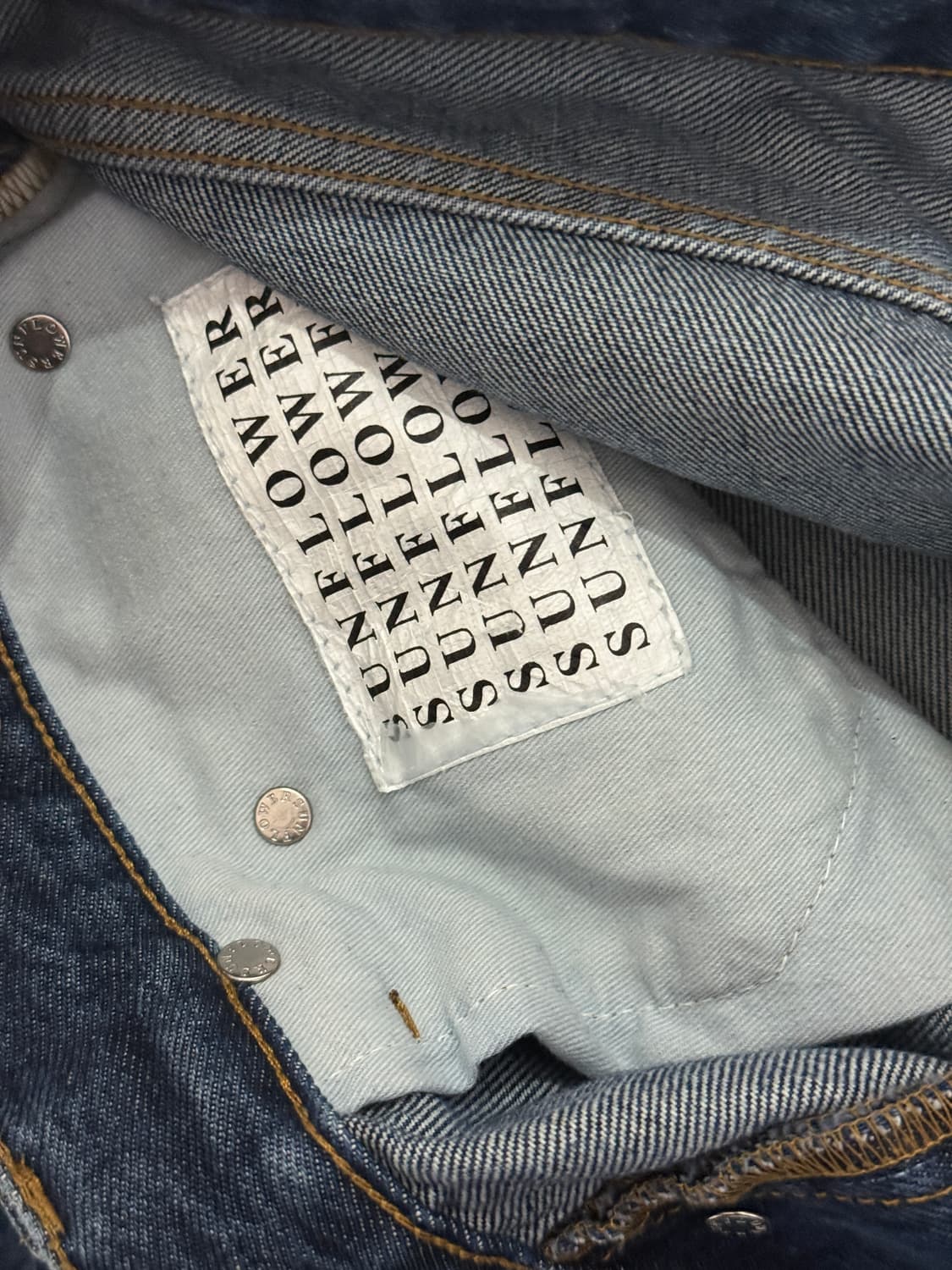 [31X32]선플라워 트위스트 데님 팬츠 상품이미지4