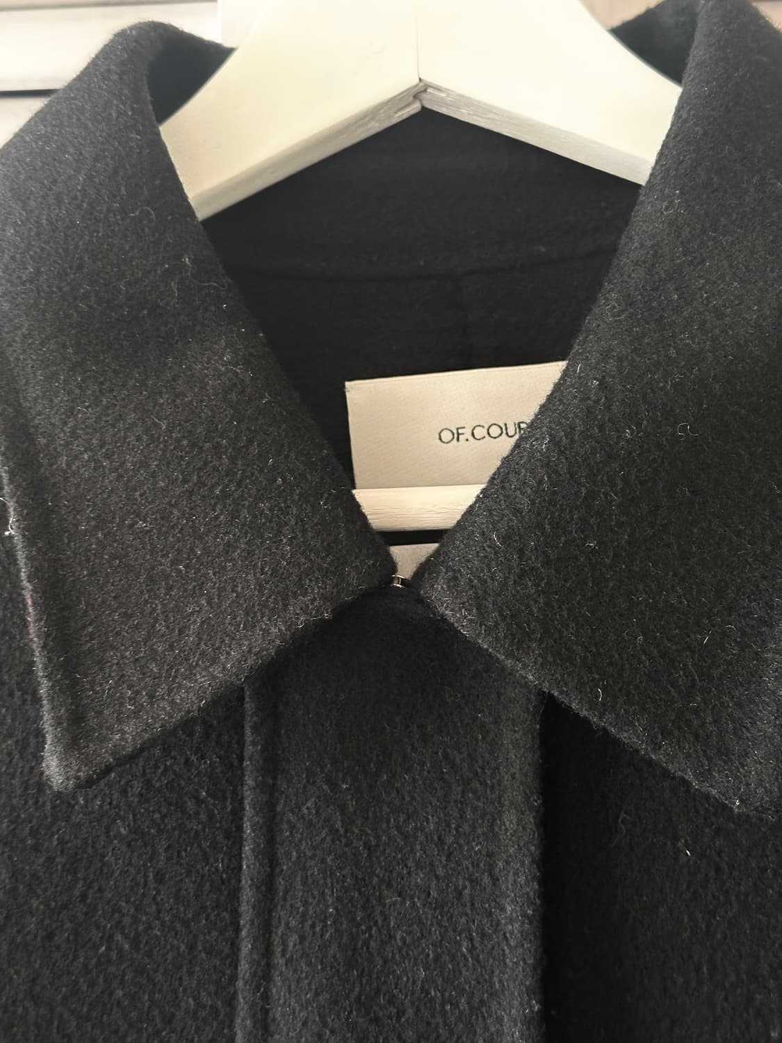 페미니크 Zip-up Half Handmade Coat (black) 상품이미지6