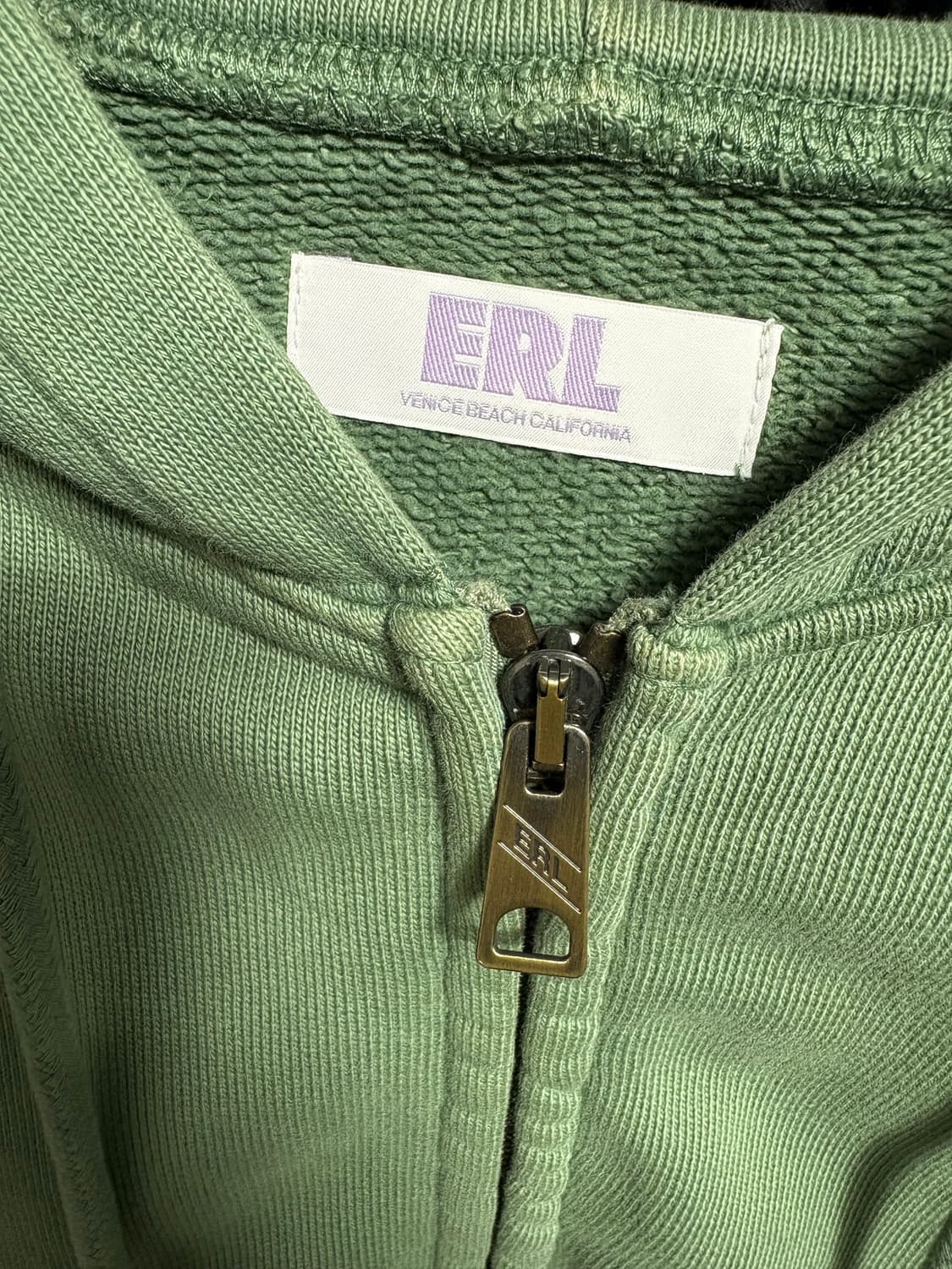 ERL 후드집업 그린 이알엘 상품이미지2