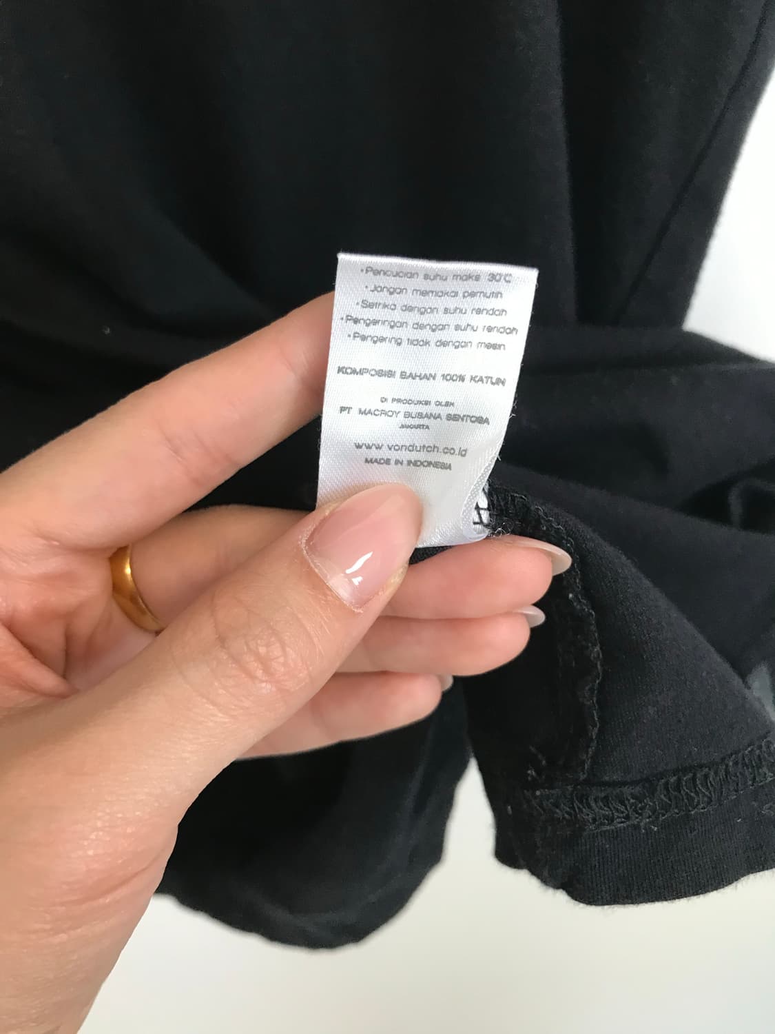 본더치 y2k 와투케 백로고 블랙 반팔 티셔츠 상품이미지7