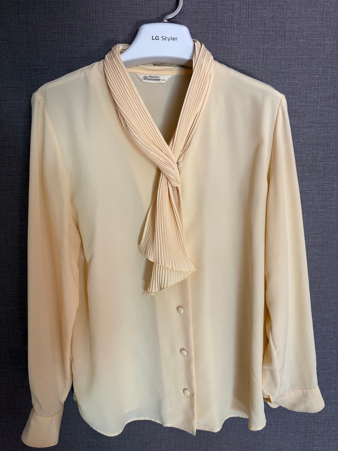 넥타이 블라우스 옐로우 Japan 상품이미지1