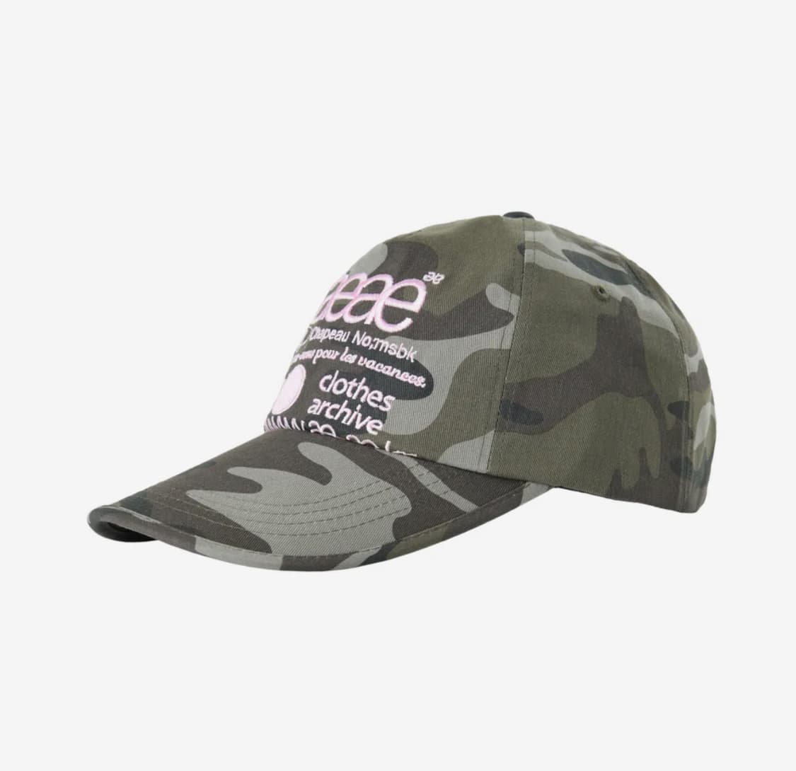 에이이에이이 WEB 로고 카모 캡 aeae 상품이미지2