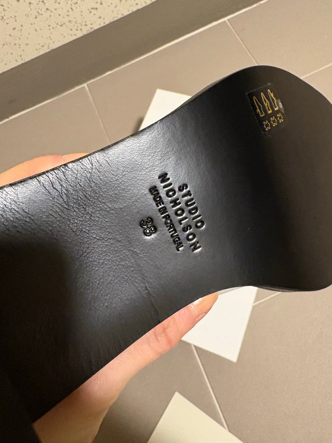 스튜디오니콜슨 로우힐 레더샌들  상품이미지5