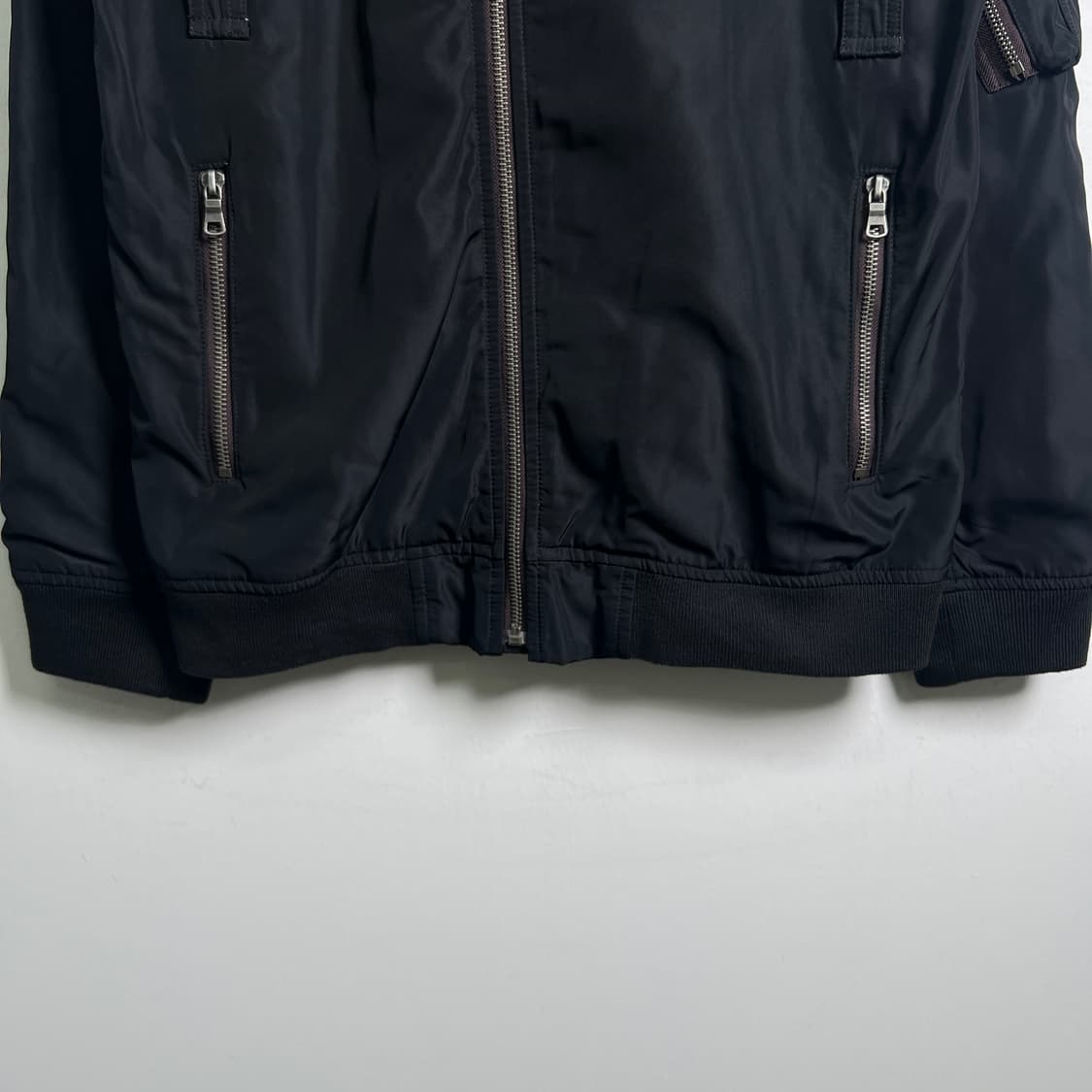 Real Master 블랙 스컬 ma-1 항공점퍼 L 상품이미지5