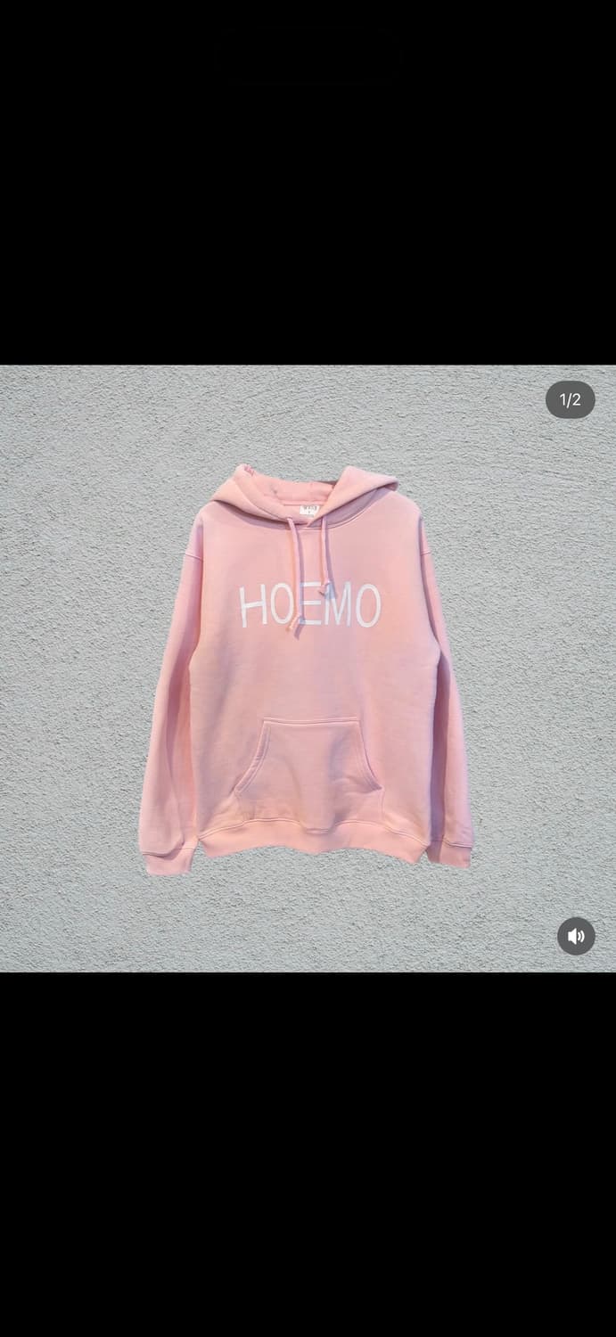 빨간줄 사피엔스 후드 vol.2 핑크 1사이즈 상품이미지1