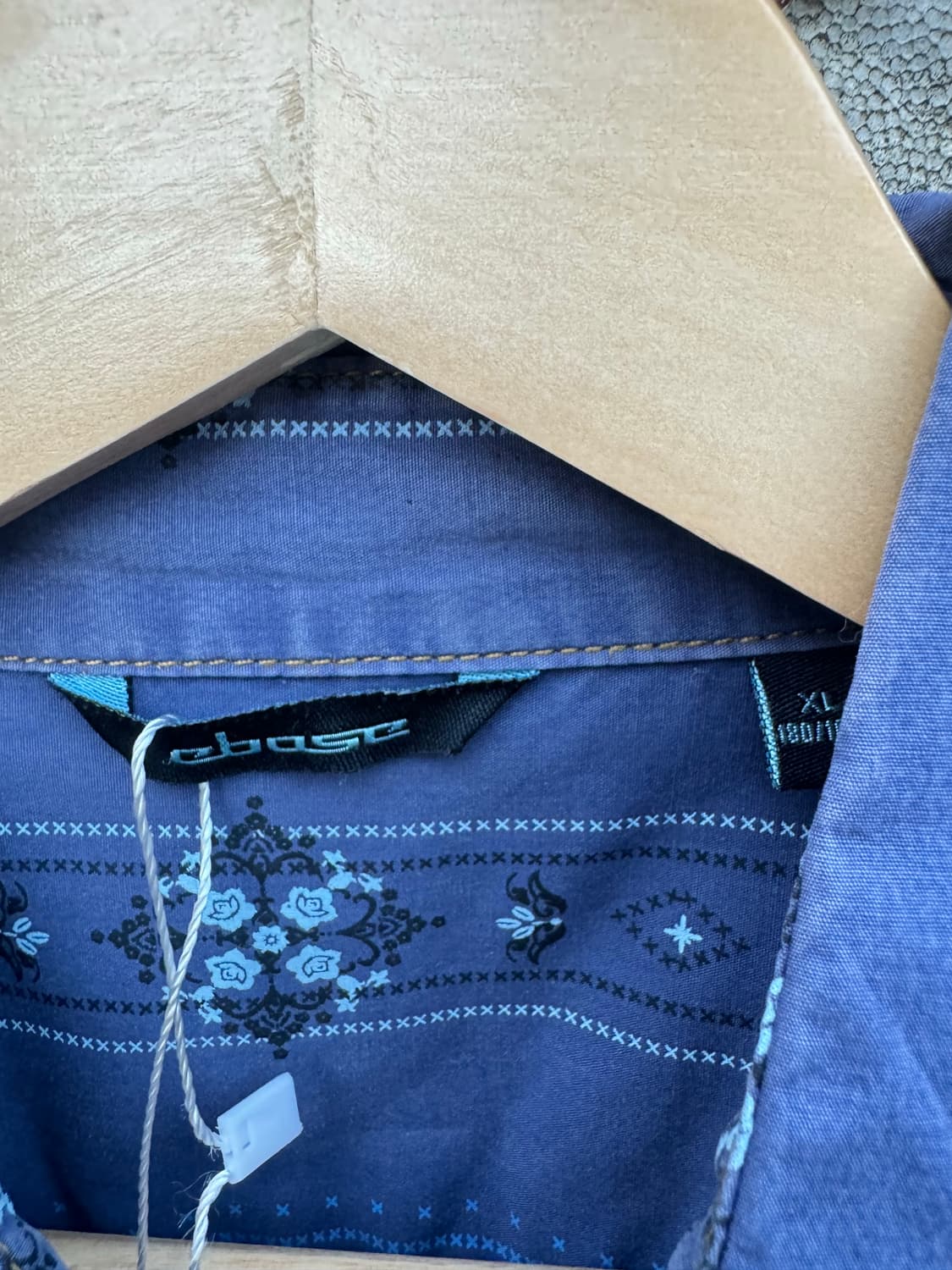 일본 빈티지 에스닉 패턴 웨스턴 셔츠 XL 상품이미지4