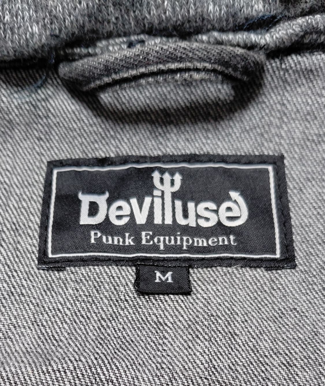 [M] Deviluse(데빌유즈) 펑크 락 후드 데님 베스트 상품이미지5