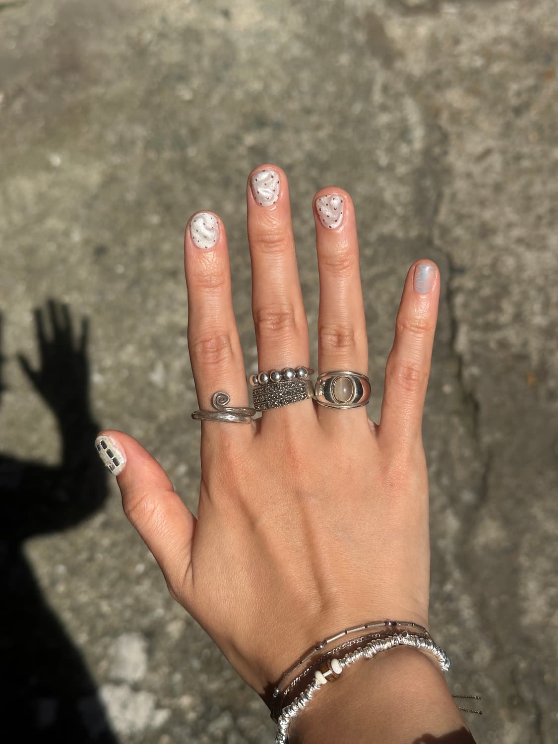 Vintage moonstone 925silver ring 상품이미지2