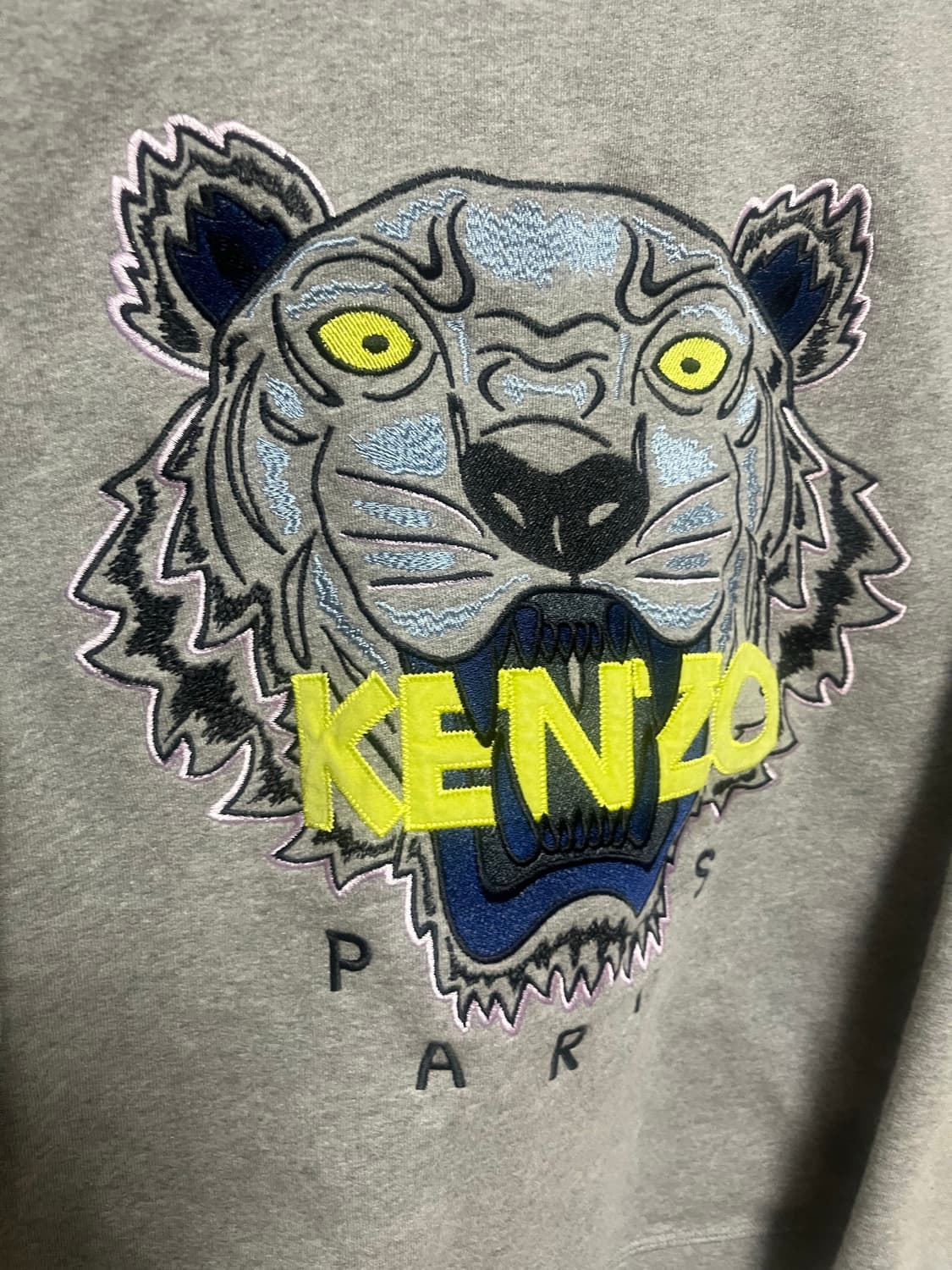 KENZO 겐조 타이거 자수 맨투맨 그레이 상품이미지2