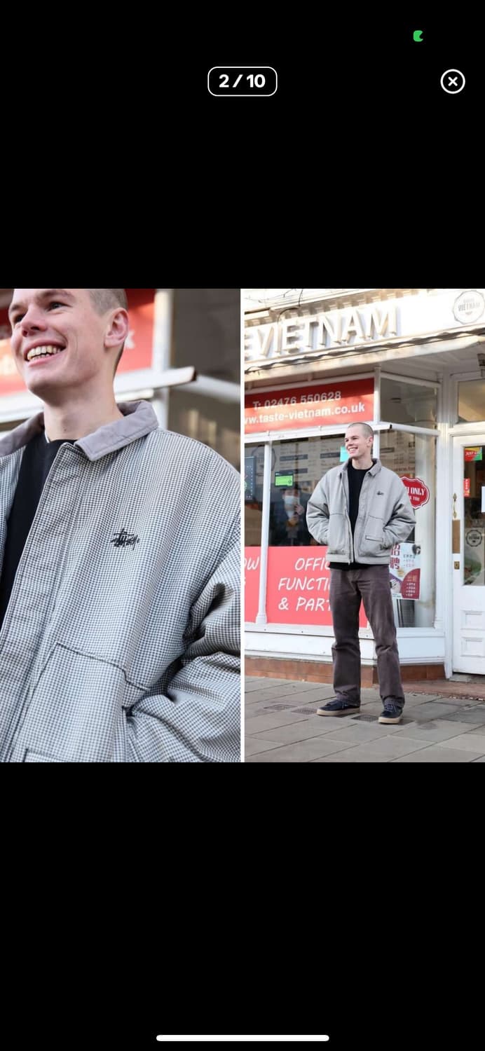 스투시 드리즐러 봄버 M 상품이미지6