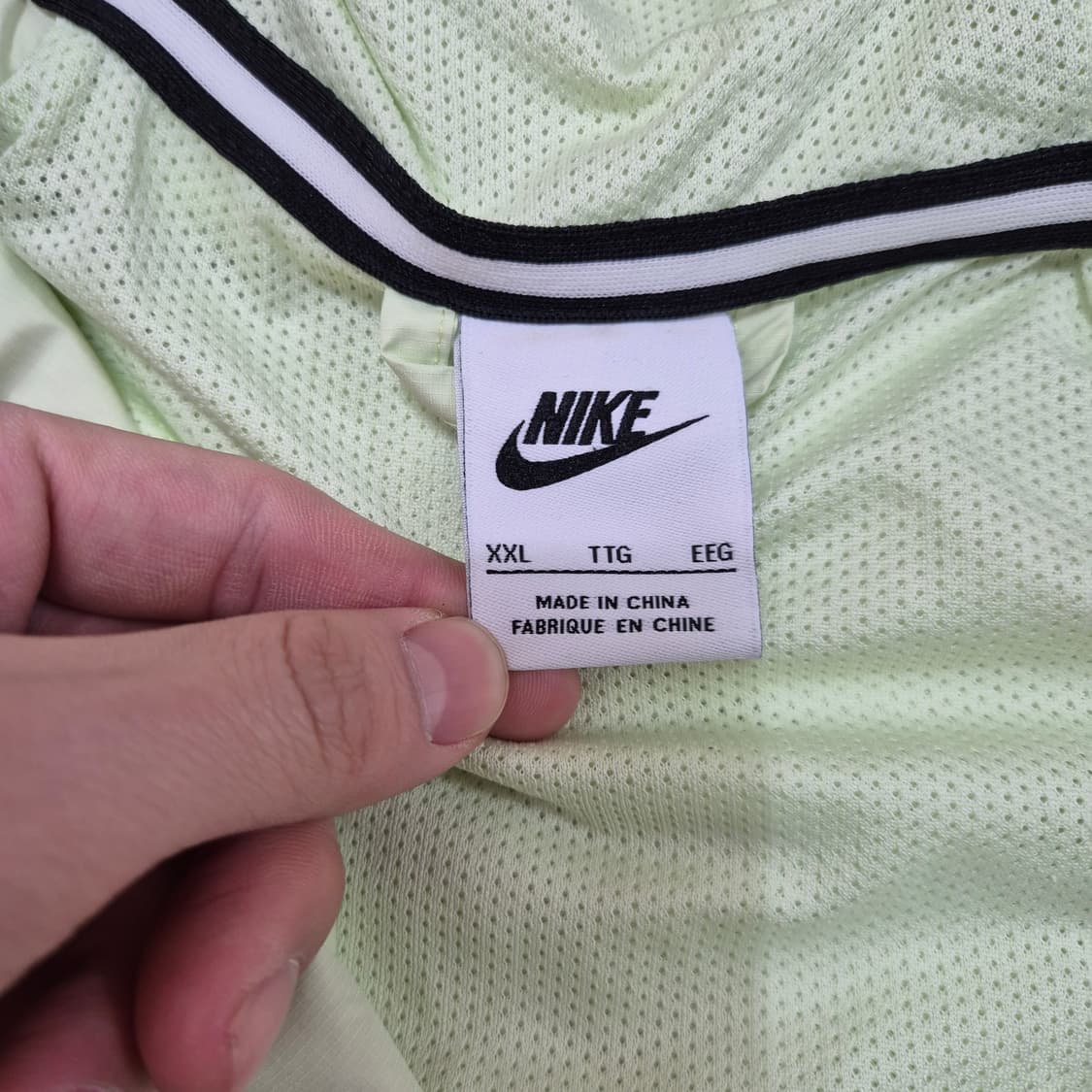 나이키 NSW 윈드러너 그린 글로우 후드 바람막이 자켓 2XL(110) 상품이미지5