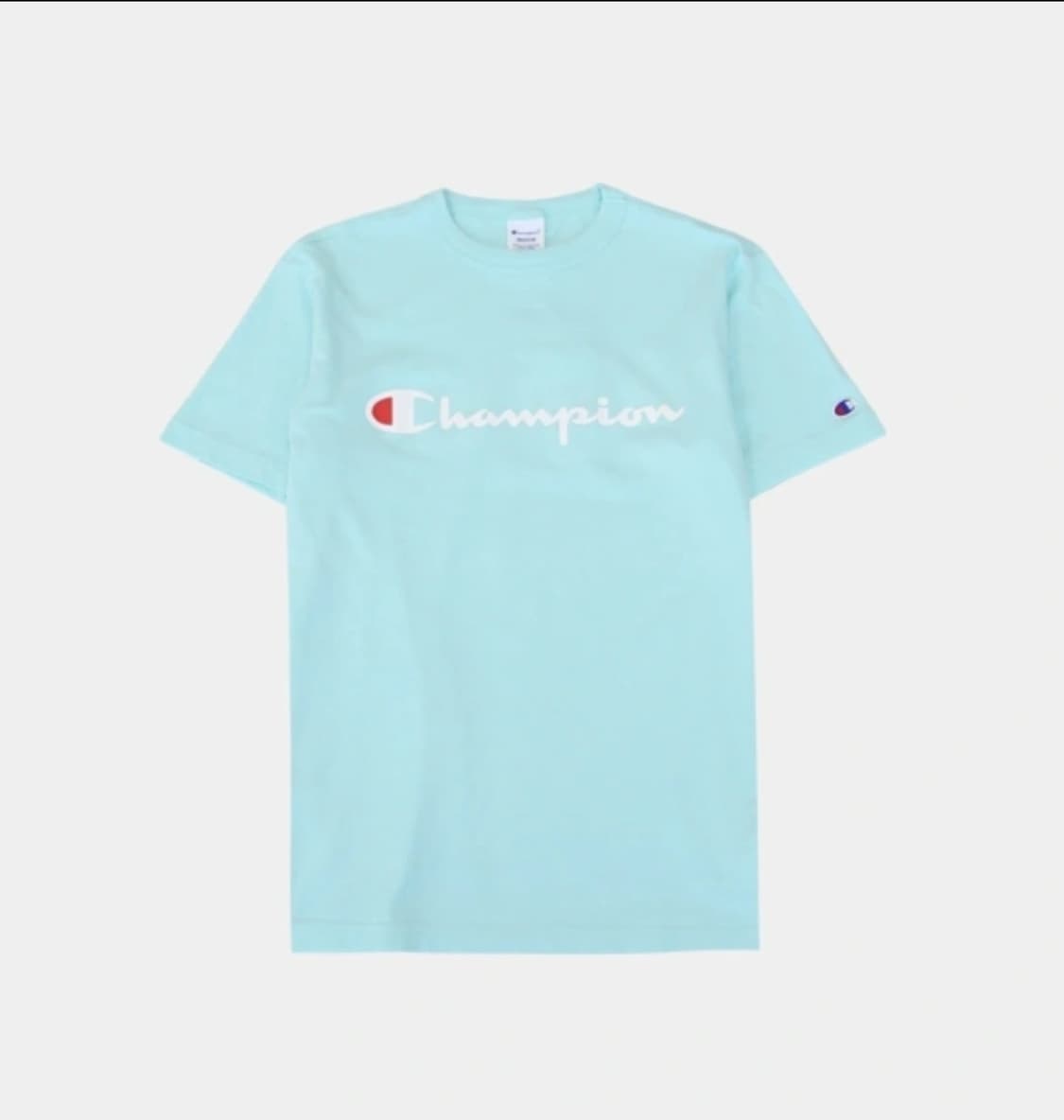 (새상품) 챔피온 champion 로고 코튼 반팔 티셔츠 상품이미지1