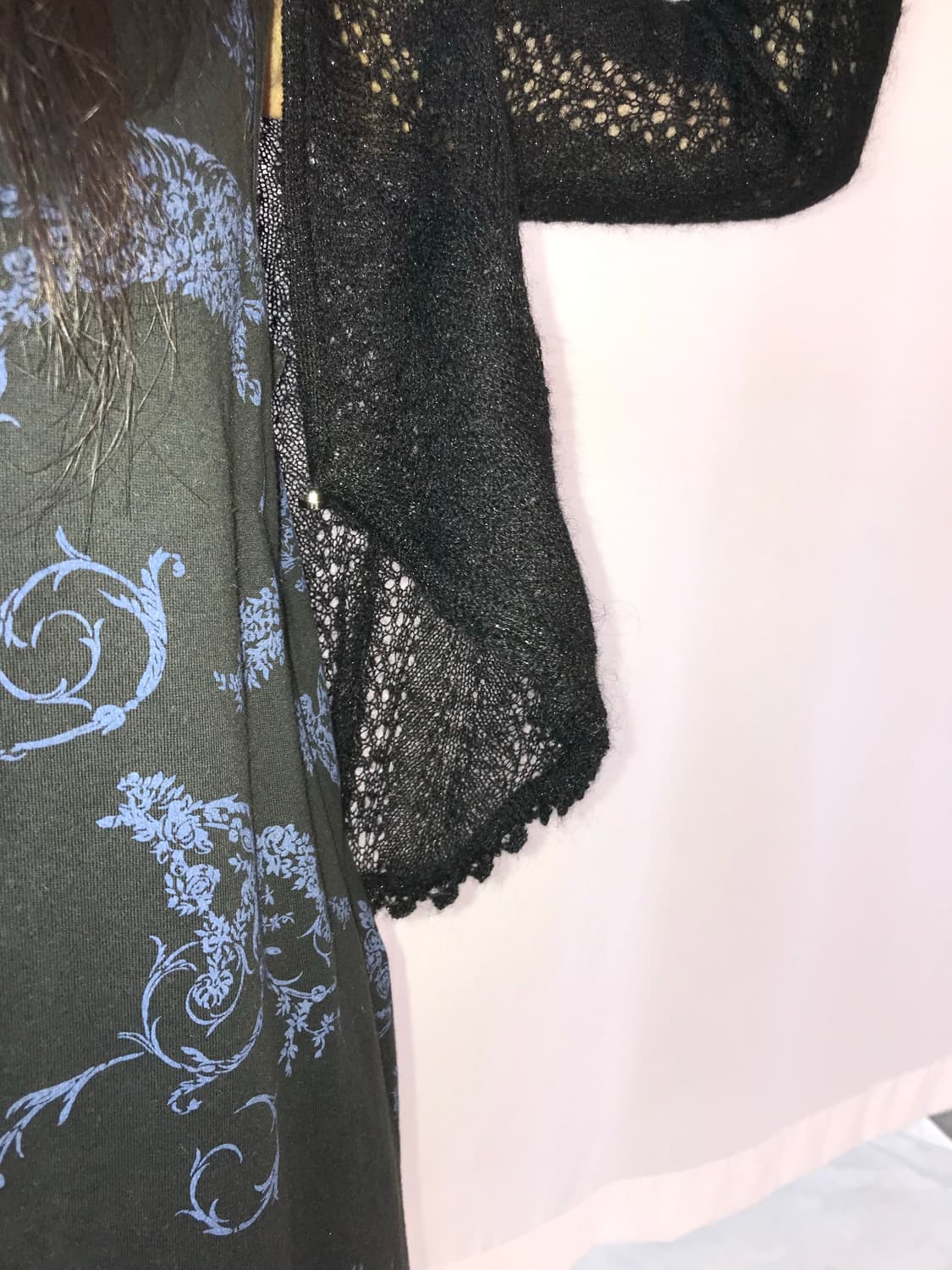 Kumikyoku 블랙 펄 니트 가디건 상품이미지5