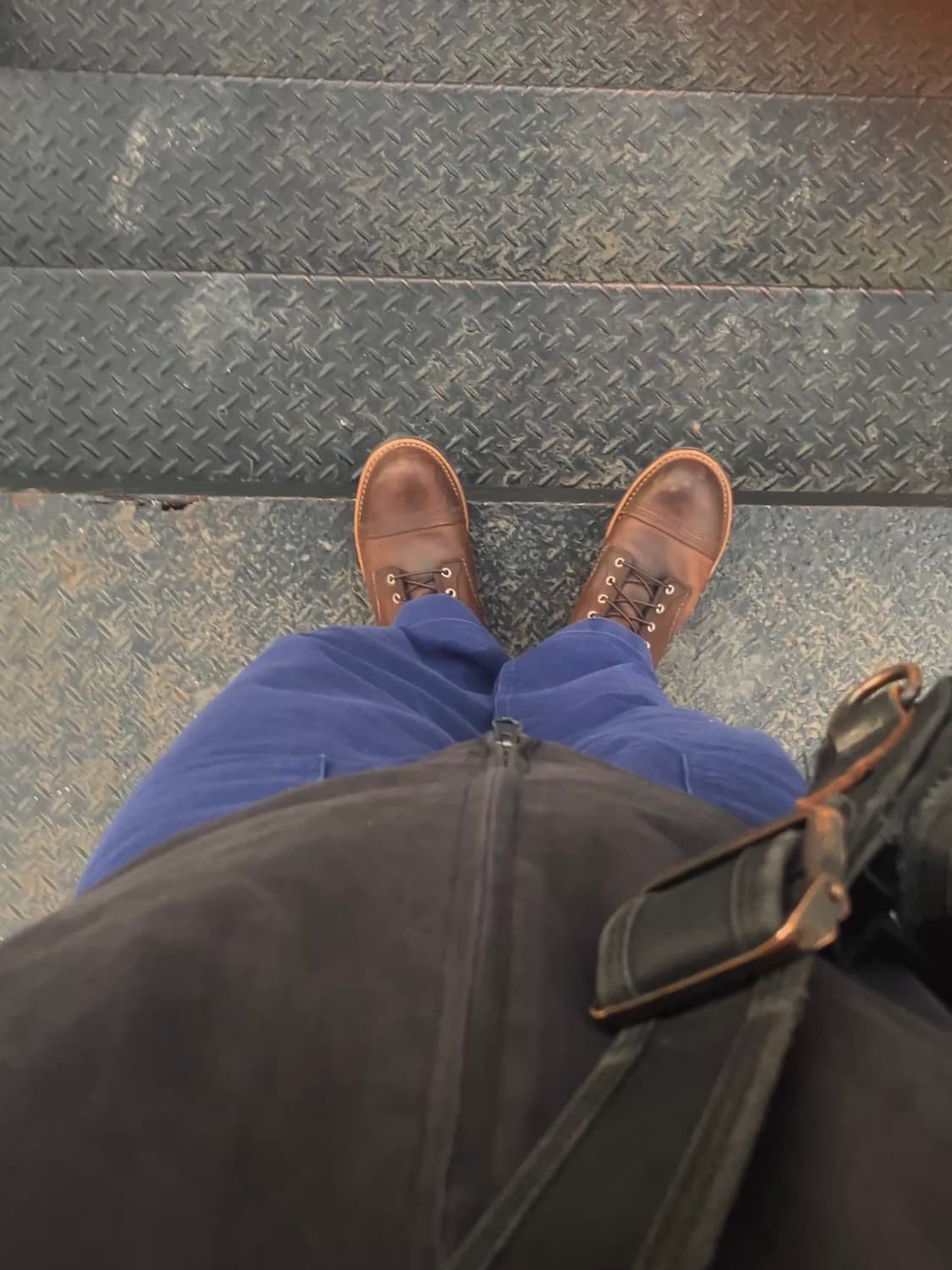 처칠롬퍼 몰스킨 퍼티그팬츠 블루 L 상품이미지4