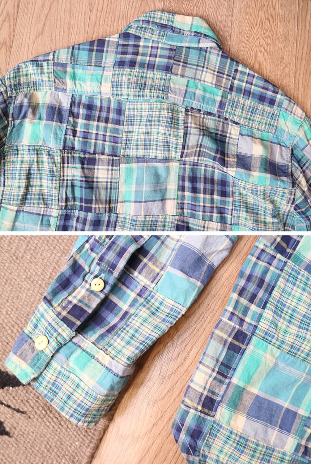 
BACK NUMBER 백넘버 코튼100% 패치워크 체크남방

 상품이미지7