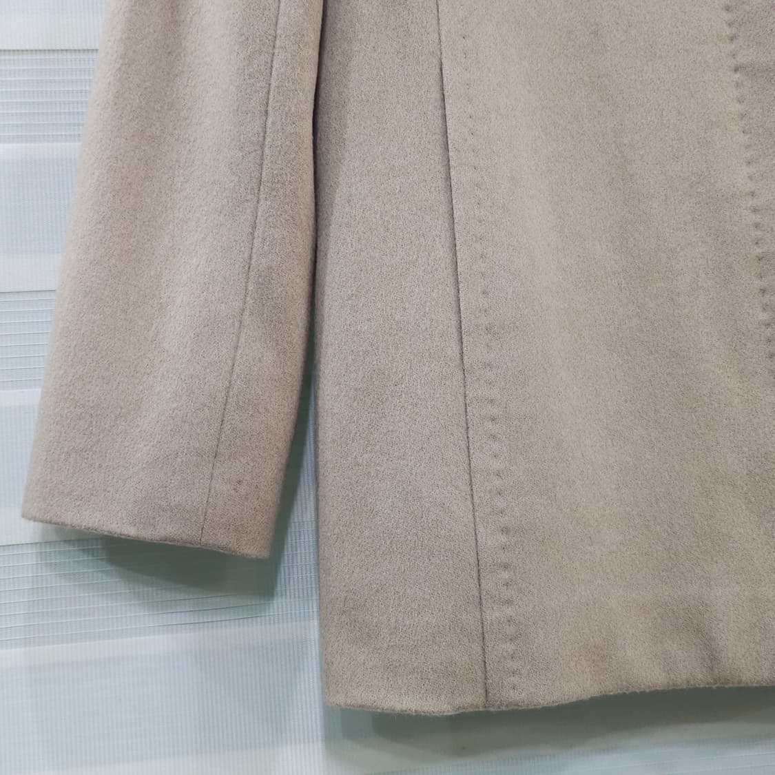 JAPAN 빈티지 캐시미어100 더블코트- 우먼M 상품이미지3