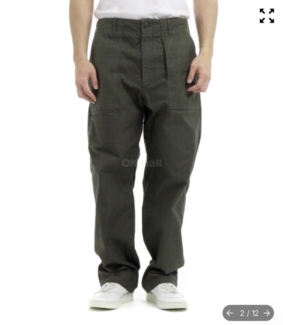 엔지니어드 가먼츠 Fatigue Pant B Olive Cotton m 상품이미지1