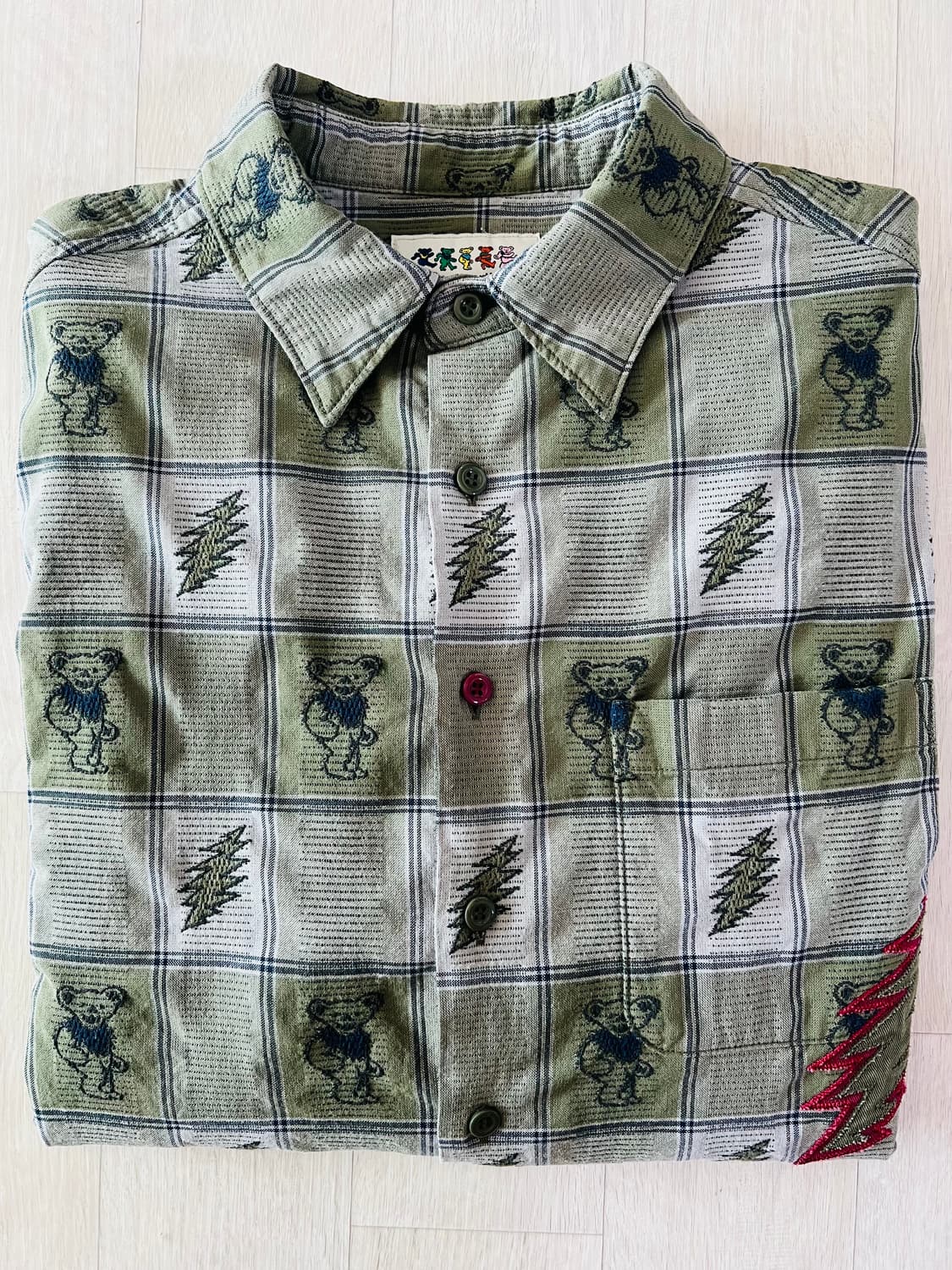 디스이즈네버댓 그레이트풀데드 셔츠 S 상품이미지2