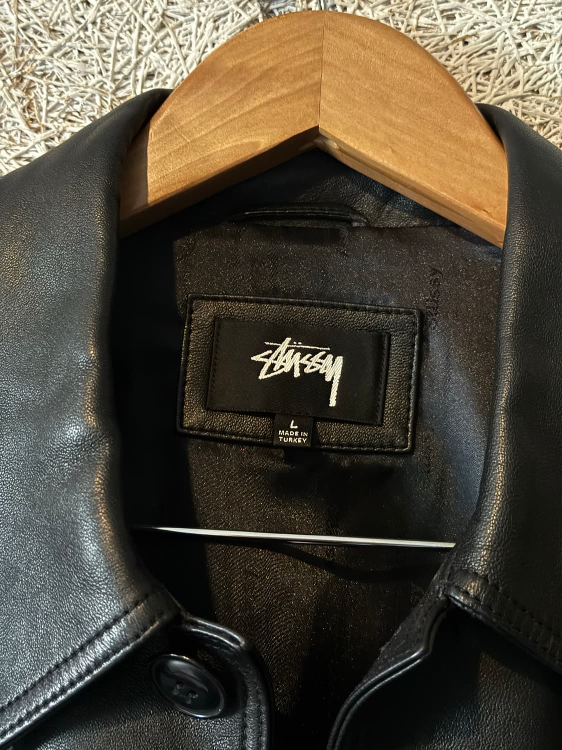 스투시 21AW 레더 자켓  상품이미지3