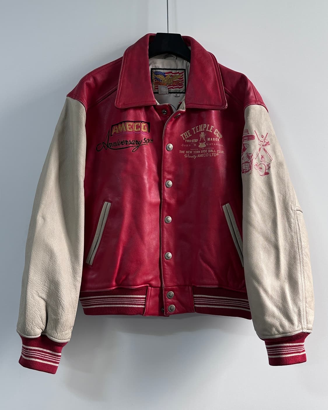 아메코 50주년 레더 바시티 자켓 (va.80) 상품이미지1