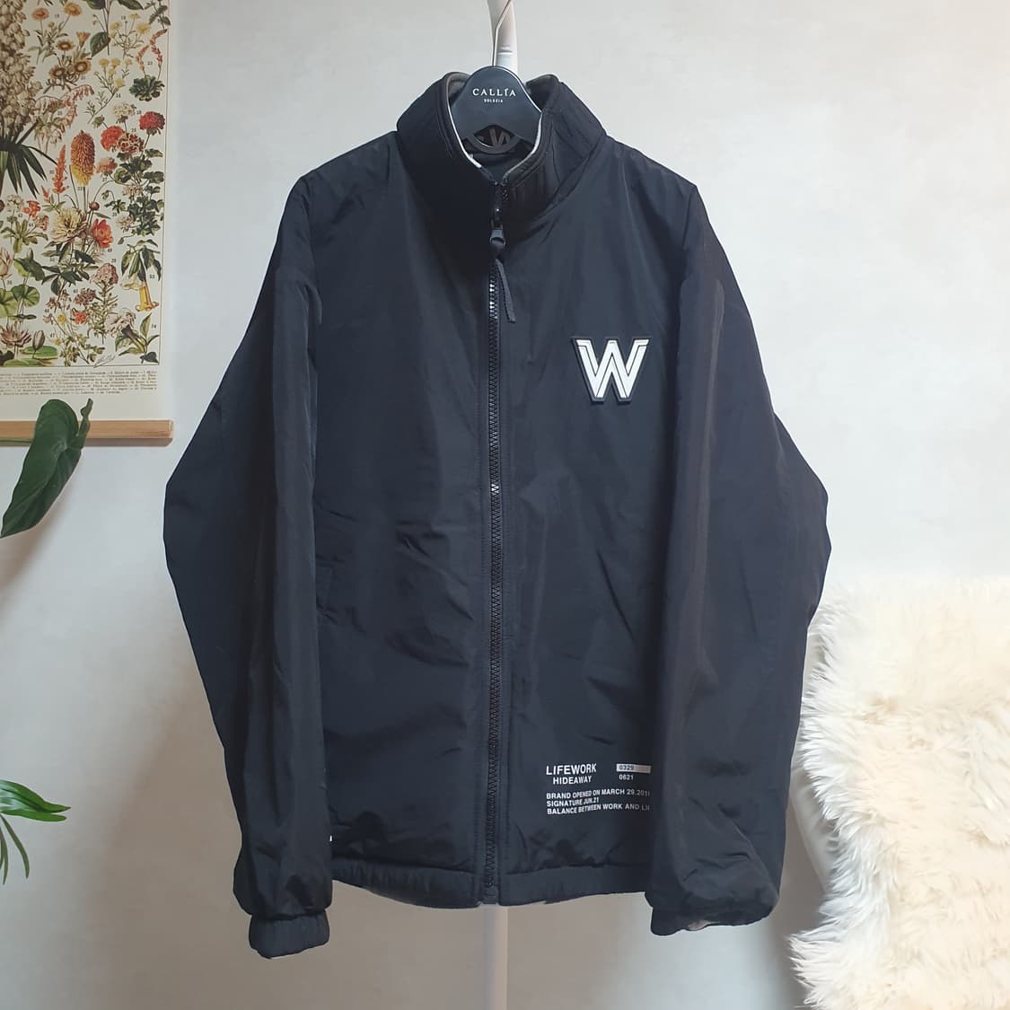 [M~L]라이프워크 카모 리버시블 후리스 자켓 상품이미지3