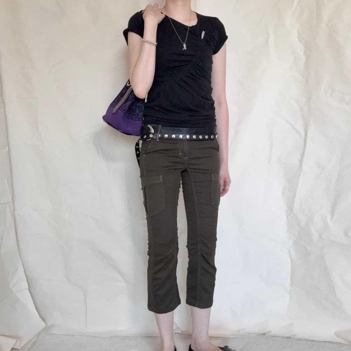 Betty Smith Slim-Fit Multi-Pocket Cargo  상품이미지4