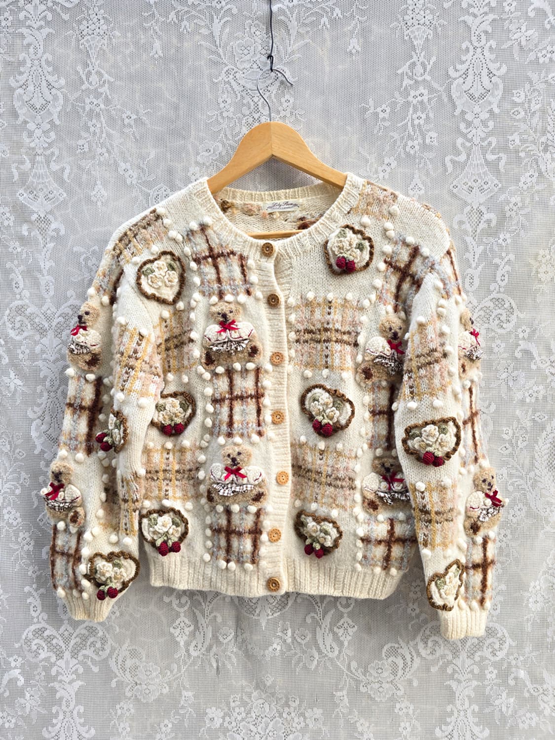 90s 일본 빈티지 니트 가디건 상품이미지1