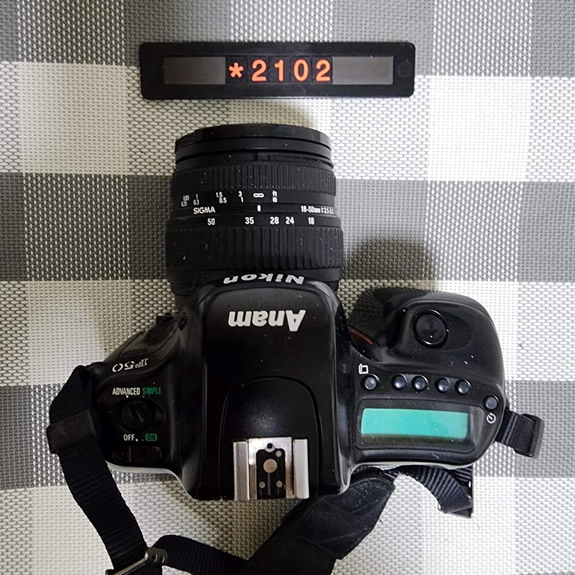 니콘 F 50 필름카메라 18-50미리 줌렌즈 상품이미지3