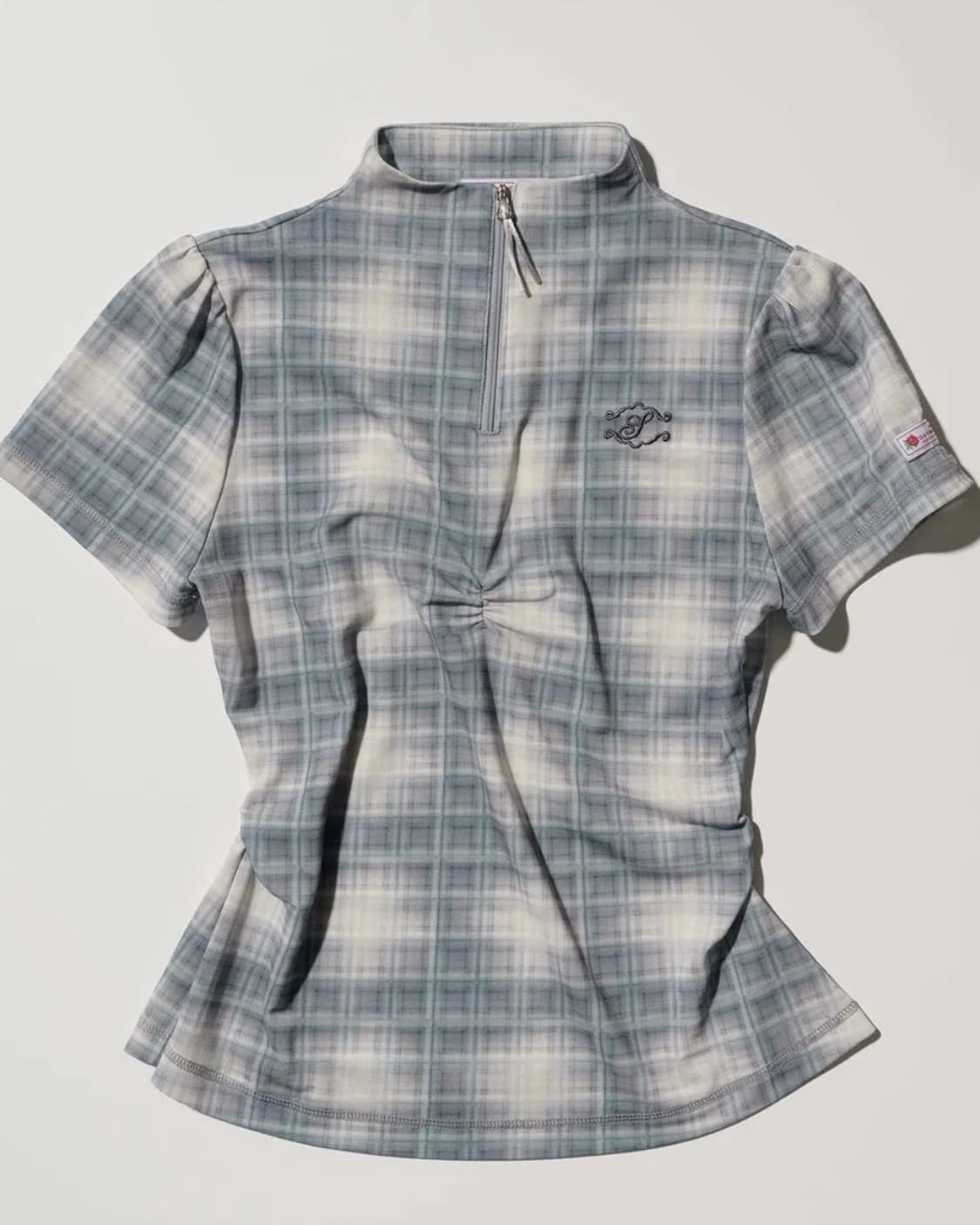 Geek Half Zip-Up Blue Gray 상품이미지1
