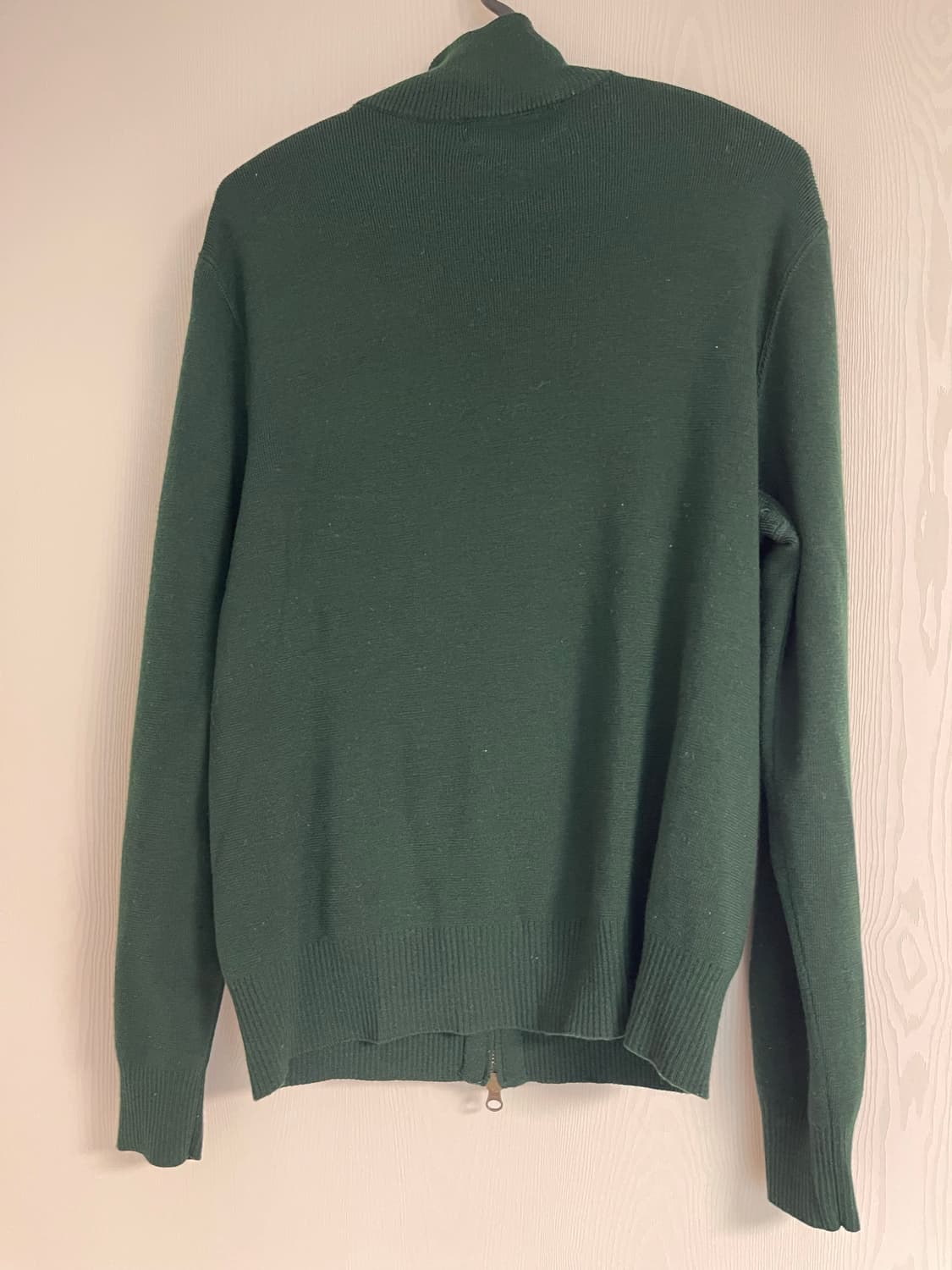 폴로 랄프로렌 메리노 울 집업 다크 그린 L 상품이미지4