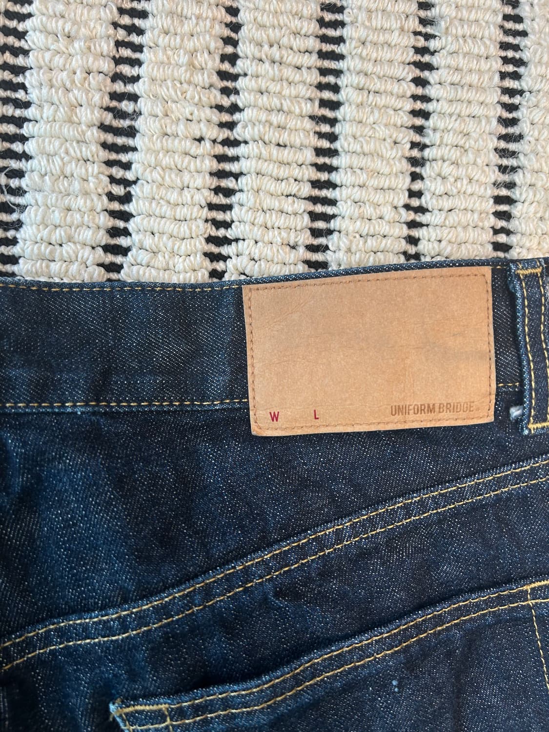 유니폼 브릿지 생지 데님 상품이미지8