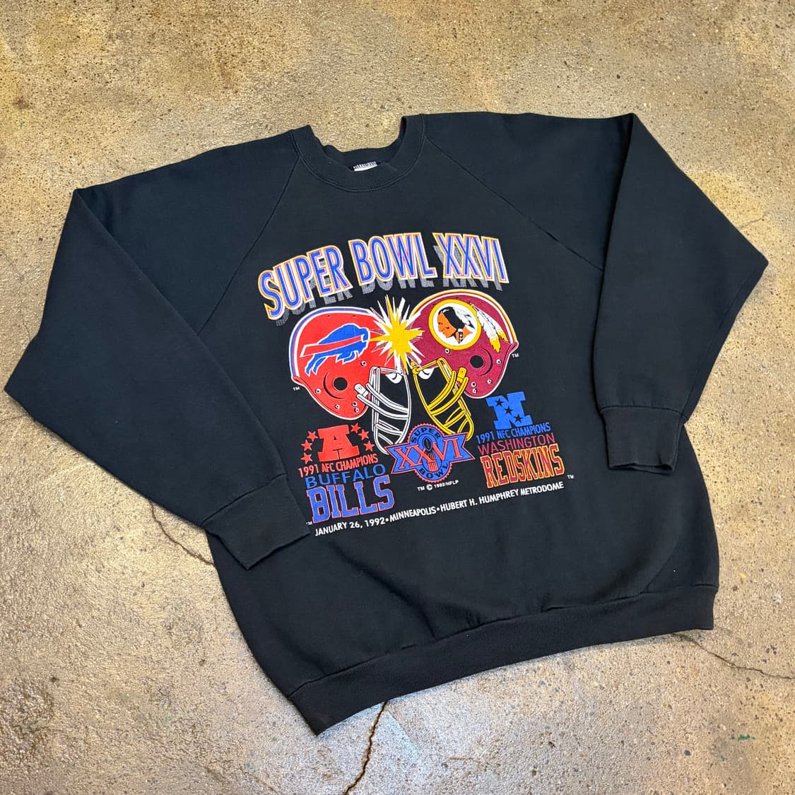 90s Made in USA 미국 빈티지 NFL 슈퍼볼  맨투맨 상품이미지2