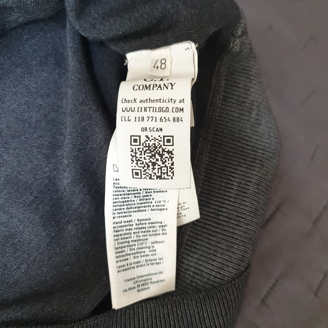 씨피컴퍼니 다잉 워싱 니트 상품이미지6