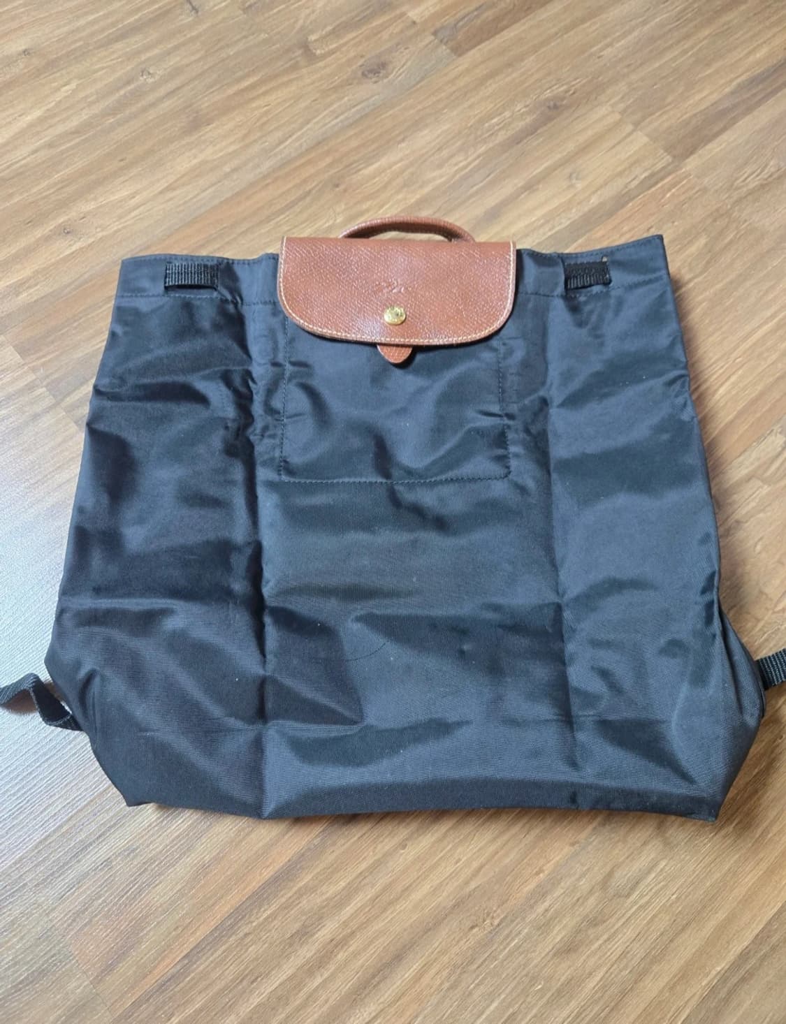 롱샴 르 플리아쥬 백팩 오리지널 L 블랙 [정품] 상품이미지1