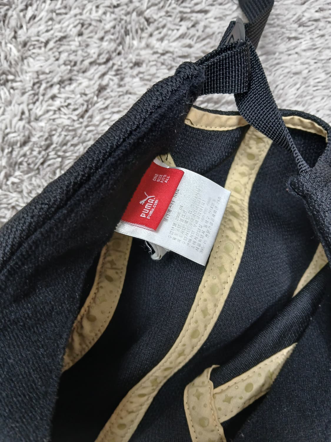 푸마 블랙 메쉬 볼캡 상품이미지4