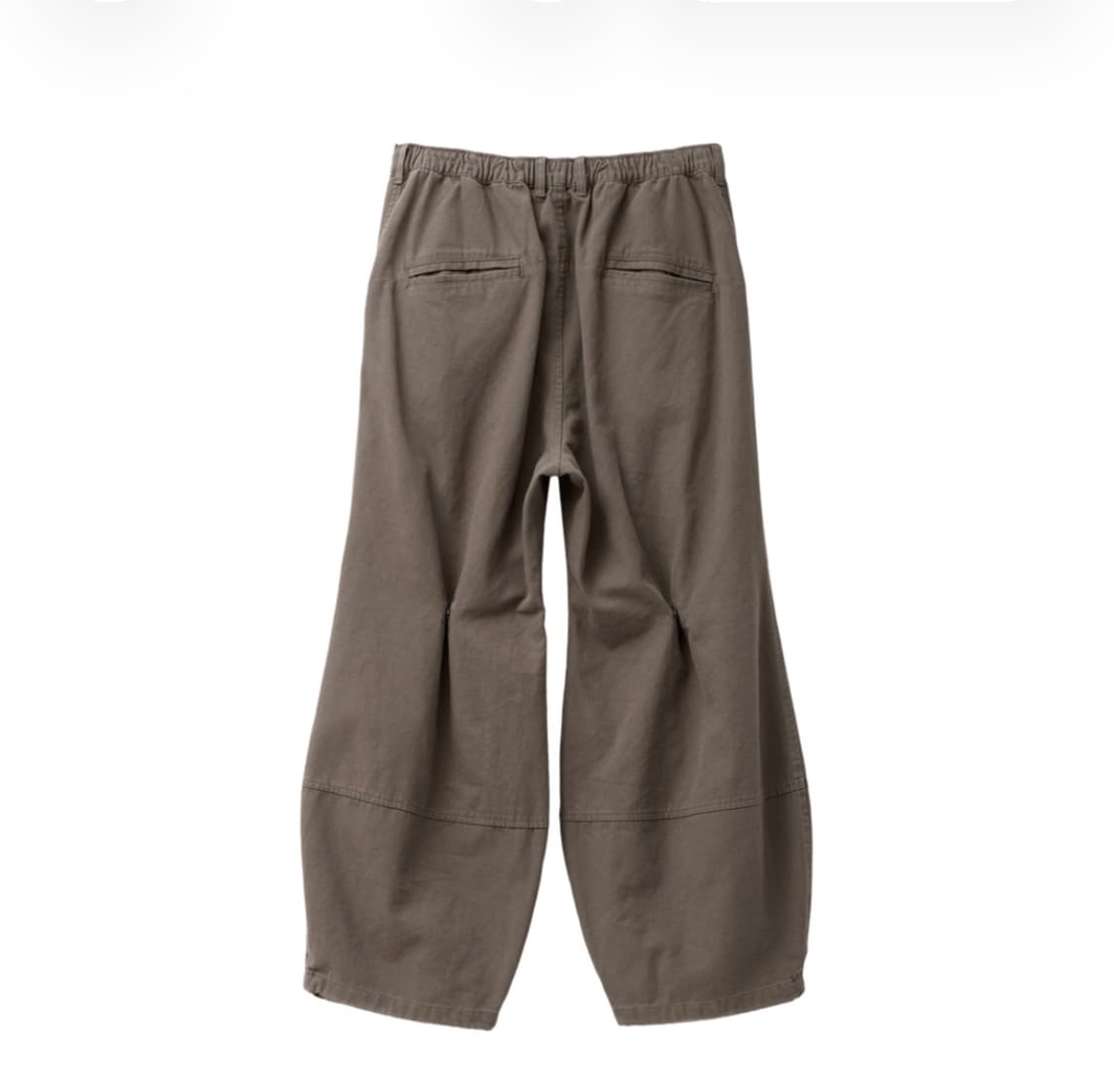 해칭룸 볼륨 팬츠 옥스포드 워시드 다크 베이지 3사이즈 상품이미지2