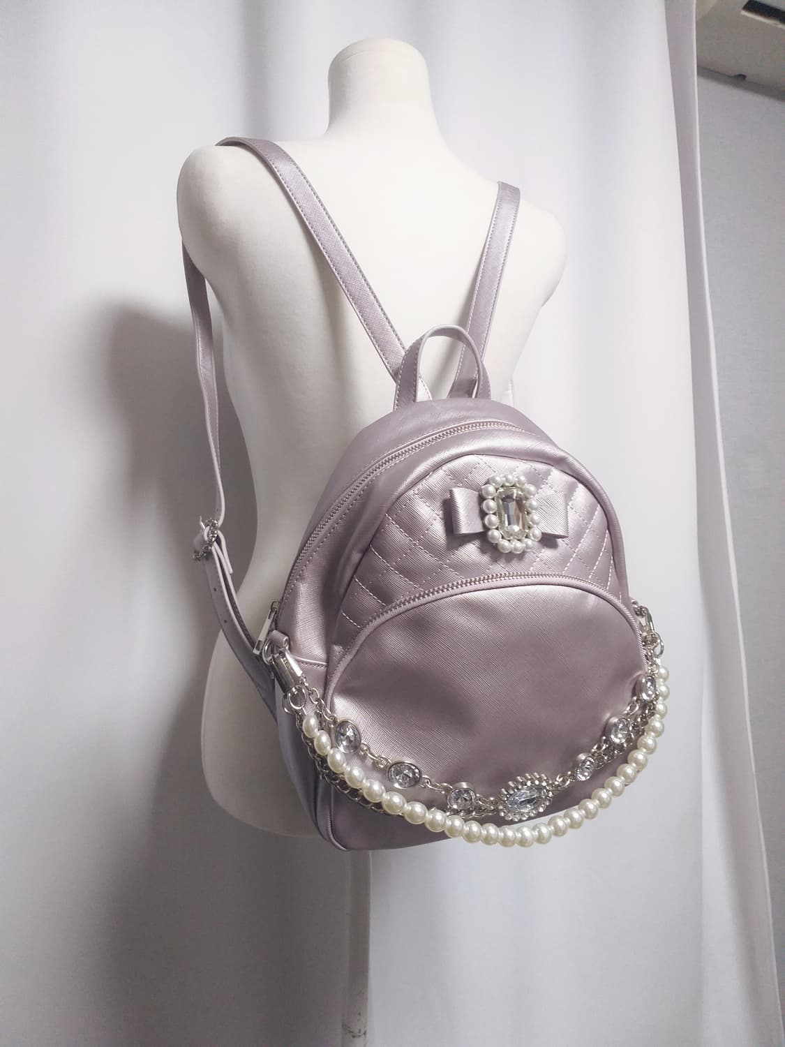 양산형지뢰계백팩가방 스나계달천대장y2k히메로맨틱갸루캐캐체핀터깔로리타일브 상품이미지3