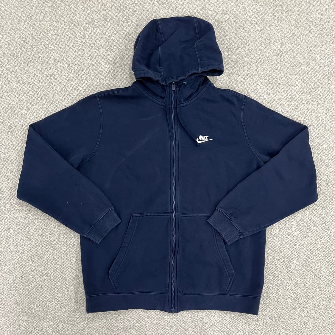 L 나이키 네이비 스우시 후드 집업 0203M1 상품이미지1